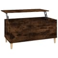 Miniatyrbillede 3 af 11: Sofaborde - Living sofabord 90x44,5x45 cm konstrueret træ røget egetræsfarve
