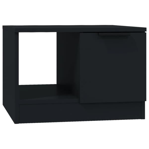Soffbord - Living Soffbord svart 50x50x36 cm konstruerat trä