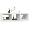 Miniatyrbillede 5 af 9: Sofaborde - Living sofabord 110x50x34 cm massivt fyrretræ hvid