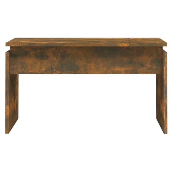 Sofaborde - Living sofabord 68x50x38 cm konstrueret træ røget egetræsfarve
