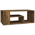 Miniatyrbillede 3 af 7: Sofaborde - Living sofabord 100x50x40 cm konstrueret træ røget egetræsfarve