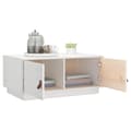 Miniatyrbillede 6 af 11: Sofaborde - Living sofabord 80x50x35 cm massivt fyrretræ hvid