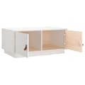 Miniatyrbillede 8 af 11: Sofaborde - Living sofabord 80x50x35 cm massivt fyrretræ hvid