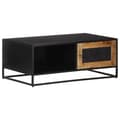 Miniatyrbillede 9 af 11: Sofaborde - Living sofabord 90x50x35 cm ru mangotræ