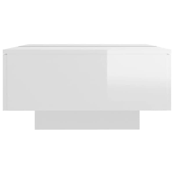 Soffbord - Living Soffbord vit högglans 90x60x31 cm spånskiva
