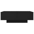 Miniatyrbillede 4 af 8: Sofaborde - Living sofabord 90x60x31 cm konstrueret træ sort