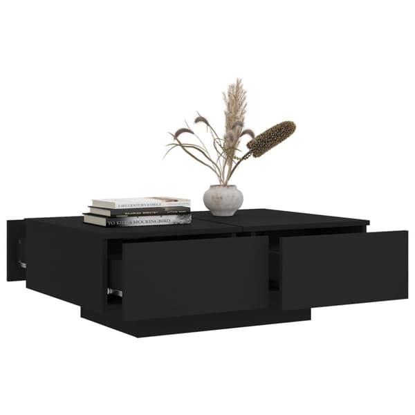Sofaborde - Living sofabord 90x60x31 cm konstrueret træ sort