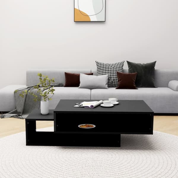 Soffbord - Living Soffbord svart 105x55x32 cm spånskiva