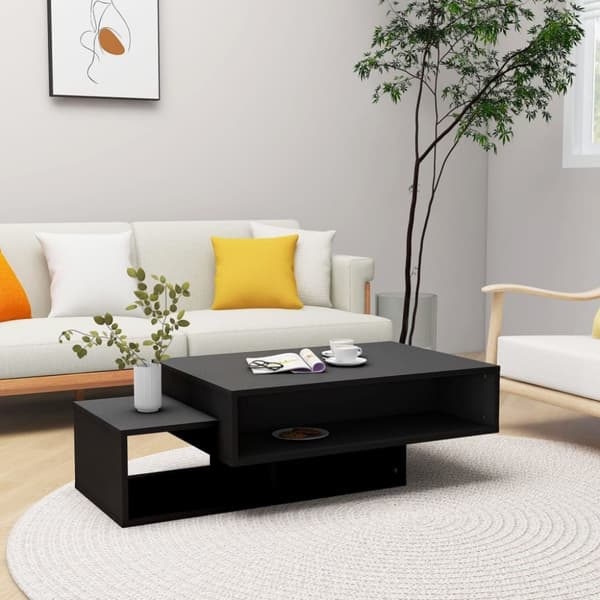 Soffbord - Living Soffbord svart 105x55x32 cm spånskiva