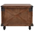 Miniatyrbillede 4 af 11: Sofaborde - Living sofabord i massivt grantræ 91 x 51 x 38 cm brun