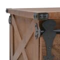 Miniatyrbillede 10 af 11: Sofaborde - Living sofabord i massivt grantræ 91 x 51 x 38 cm brun