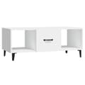 Miniatyrbillede 3 af 9: Sofaborde - Living sofabord 102x50x40 cm konstrueret træ hvid