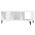 Miniatyrbillede 7 af 9: Sofaborde - Living sofabord 102x50x40 cm konstrueret træ hvid