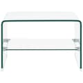 Miniatyrbillede 3 af 6: Sofaborde - Living sofabord 50 x 45 x 33 cm hærdet glas transparent