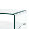 Miniatyrbillede 5 af 6: Sofaborde - Living sofabord 50 x 45 x 33 cm hærdet glas transparent