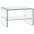 Miniatyrbillede 2 af 6: Sofaborde - Living sofabord 50 x 45 x 33 cm hærdet glas transparent