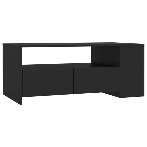 Soffbord - Living Soffbord svart 102x55x42 cm konstruerat trä