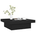 Miniatyrbillede 4 af 8: Sofaborde - Living sofabord 90x90x28 cm spånplade sort