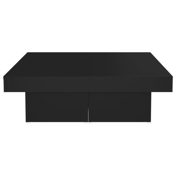 Sofaborde - Living sofabord 90x90x28 cm spånplade sort