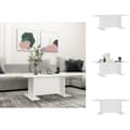 Miniatyrbillede 1 af 7: Sofaborde - Living sofabord 103,5x60x40 cm spånplade hvid