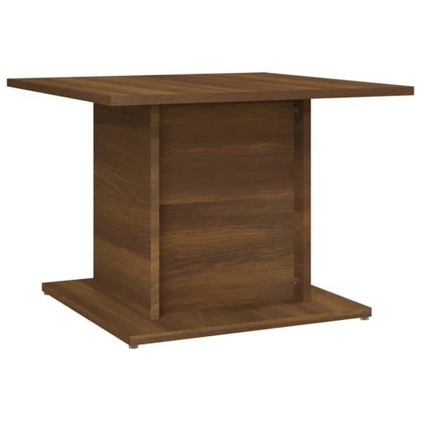 Soffbord - Living Soffbord brun ek 55,5x55,5x40 cm spånskiva