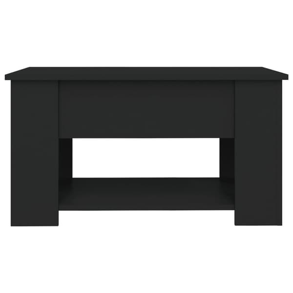 Sofaborde - Living sofabord 79x49x41 cm konstrueret træ sort