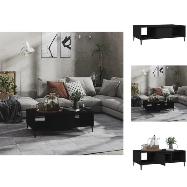 Soffbord - Living Soffbord svart 103,5x60x35 cm spånskiva
