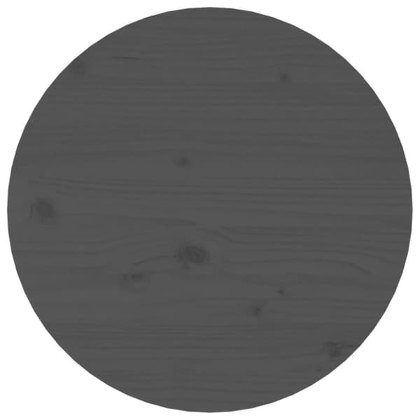 Sofaborde - Living sofabord Ø 45x40 cm massivt fyrretræ grå