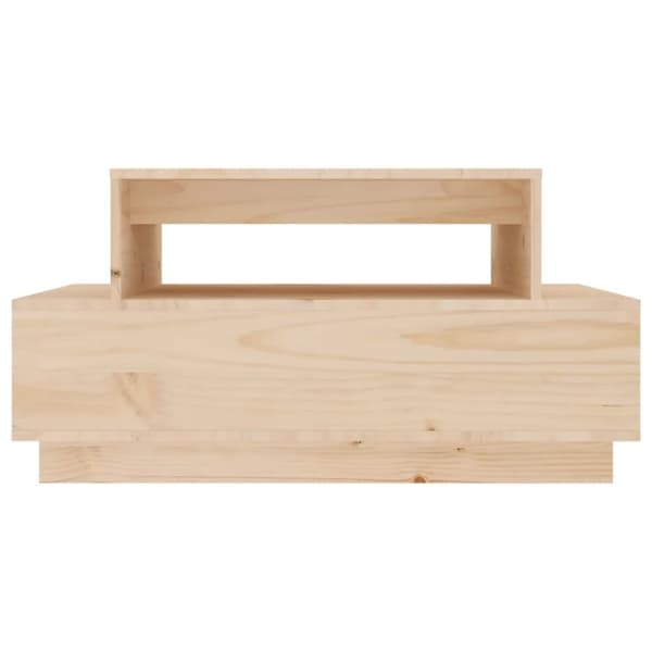 Sofaborde - Living sofabord 80x55x40,5 cm massivt fyrretræ