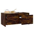 Miniatyrbillede 5 af 9: Sofaborde - Living sofabord 90x50x41,5 cm konstrueret træ røget egetræsfarve
