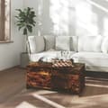 Miniatyrbillede 2 af 9: Sofaborde - Living sofabord 90x50x41,5 cm konstrueret træ røget egetræsfarve