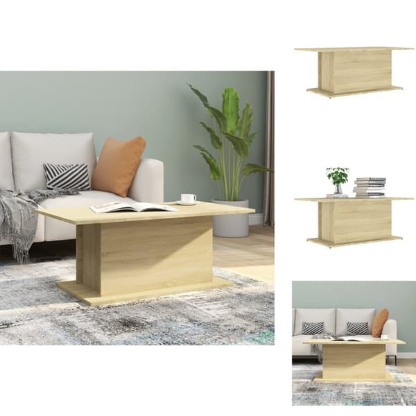 Soffbord - Living Soffbord sonoma-ek 102x55,5x40 cm spånskiva