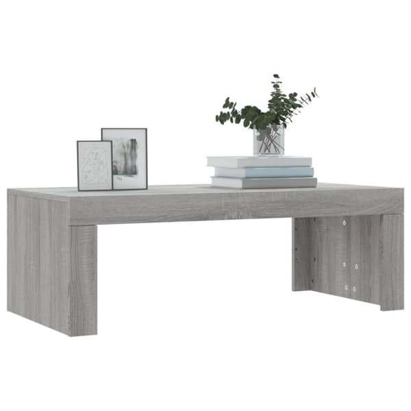 Sofaborde - Living sofabord 102x50x36 cm konstrueret træ grå sonoma-eg