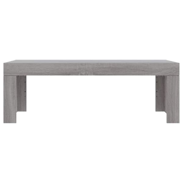 Sofaborde - Living sofabord 102x50x36 cm konstrueret træ grå sonoma-eg