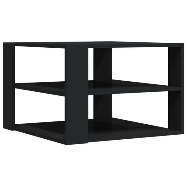 Soffbord - Living Soffbord svart 59,5x59,5x40 cm konstruerat trä