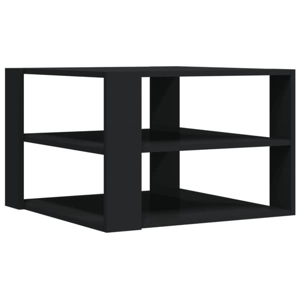 Soffbord - Living Soffbord svart 59,5x59,5x40 cm konstruerat trä