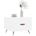 Miniatyrbillede 4 af 11: Sofaborde - Living sofabord 50x50x40 cm konstrueret træ hvid