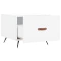 Miniatyrbillede 7 af 11: Sofaborde - Living sofabord 50x50x40 cm konstrueret træ hvid