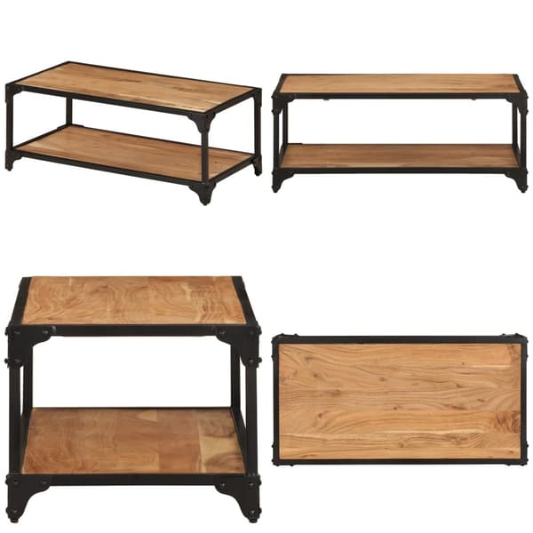 Sofabord 90x45x35 cm massivt akacietræ - Sofabord - Sofaborde - Home & Living