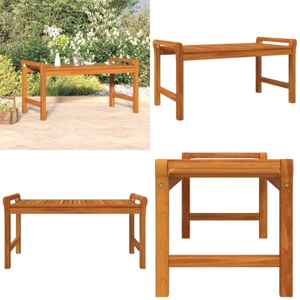 Sofabord 100x50x50 cm massivt akacietræ - Sofabord - Sofaborde - Home & Living