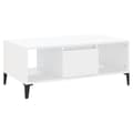Miniatyrbild 3 av 10: Soffbord vit 90x50x36,5 cm konstruerat trä - Soffbord - Bord - Home & Living
