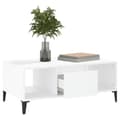 Miniatyrbild 5 av 10: Soffbord vit 90x50x36,5 cm konstruerat trä - Soffbord - Bord - Home & Living