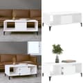 Miniatyrbild 1 av 10: Soffbord vit 90x50x36,5 cm konstruerat trä - Soffbord - Bord - Home & Living