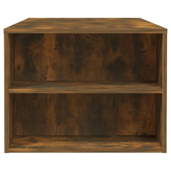 Soffbord rökfärgad ek 102x55x42 cm konstruerat trä - Soffbord - Vardagsrumsbord - Home & Living