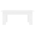 Miniatyrbild 5 av 7: Soffbord vit 100x60x42 cm konstruerat trä - Soffbord - Avlastningsbord - Home & Living