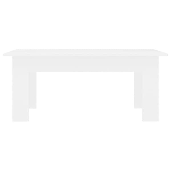 Soffbord vit 100x60x42 cm konstruerat trä - Soffbord - Avlastningsbord - Home & Living