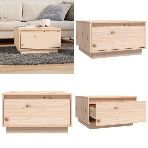 Soffbord 55x56x32 cm massiv furu - Soffbord - Sidobord - Home & Living