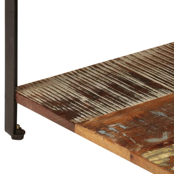 Soffbord med hylla 100x60x35 cm massivt återvunnet trä - Soffbord - Vardagsrumsbord - Home & Living