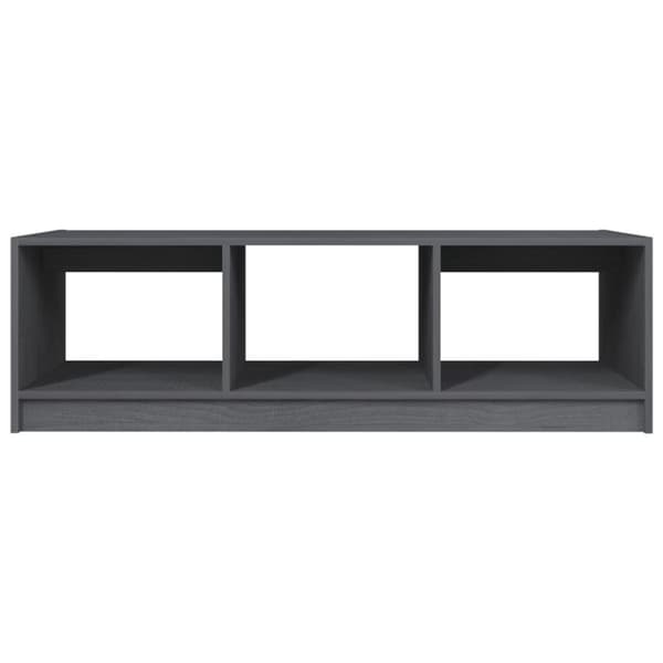 Soffbord grå 110x50x34 cm massiv furu - Soffbord - Soff Bord - Home & Living