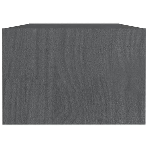 Soffbord grå 110x50x34 cm massiv furu - Soffbord - Soff Bord - Home & Living
